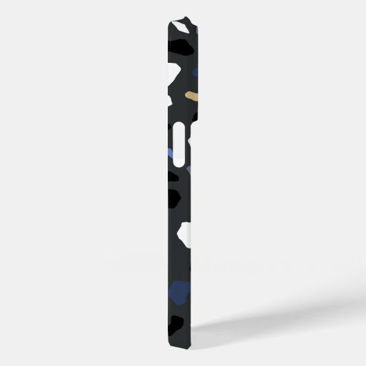 Moderne Terrazzo Stenen Textuur Patroon Case-Mate iPhone Case (Achterkant / Rechts)