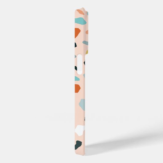 Moderne Terrazzo Stenen Textuur Patroon Case-Mate iPhone Case (Achterkant / Rechts)