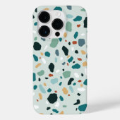 Moderne Terrazzo Stenen Textuur Patroon Case-Mate iPhone Case (Achterkant)