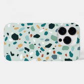 Moderne Terrazzo Stenen Textuur Patroon Case-Mate iPhone Case (Achterkant (horizontaal))