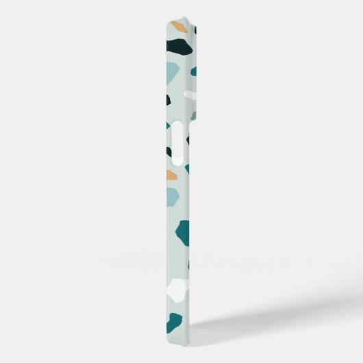 Moderne Terrazzo Stenen Textuur Patroon Case-Mate iPhone Case (Achterkant / Rechts)