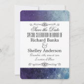 Moderne textuur fancy save the date (Voorkant)