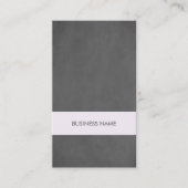 Moderne textuur grijs licht Paarse streep consulta Visitekaartje (Voorkant)