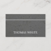 Moderne textuur grijs witte lijn vet consultant visitekaartje (Voorkant)
