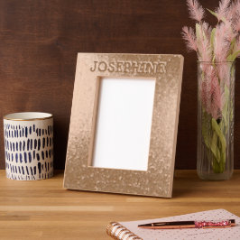 Moderne textuur Minimaal Chic Stijlvol Gepersonali Gegraveerde Lijstjes