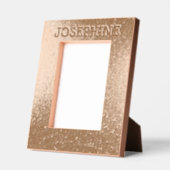 Moderne textuur Minimaal Chic Stijlvol Gepersonali Gegraveerde Lijstjes (Links)