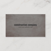 Moderne textuur steen donkere constructie visitekaartje (Voorkant)