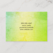 Moderne textuur visitekaartje (Achterkant)