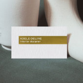 Moderne Textuur Wit Koper Interieur Ontwerper Visitekaartje