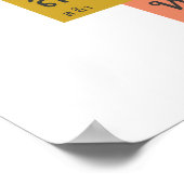 Moderne Thaise medeklinkergrafiek, Thais schrift Poster (Hoek)