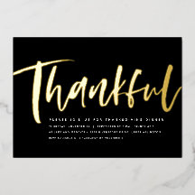 Moderne Thanksgiving-diner stijlvol zwart en wit