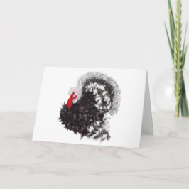 Moderne Thanksgiving glam kalkoen Feestdagen Kaart