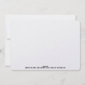 Moderne Thanksgiving glam kalkoen Feestdagenkaart (Achterkant)