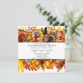 Moderne Thanksgiving in Turkije: kalveren Kaart (Staand voorkant)