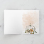 Moderne Thanksgiving Kaart (Binnen)