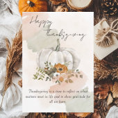 Moderne Thanksgiving Kaart