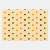 Moderne Thanksgiving Kleuren set van 3 Inpakpapier Vel (Voorkant 3)