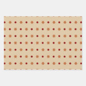 Moderne Thanksgiving Kleuren set van 3 Inpakpapier Vel (Voorkant)