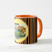 Moderne Thanksgiving Mooi Herfst Collectie Mok (Voorkant rechts)