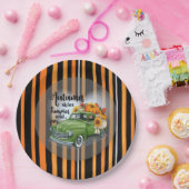 Moderne Thanksgiving Mooi Herfst Collectie Papieren Bordje (Feest)