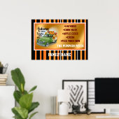Moderne Thanksgiving Mooi Herfst Collectie Poster (Thuiskantoor)
