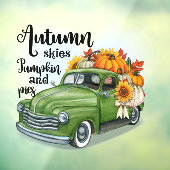Moderne Thanksgiving Mooi Herfst Collectie Raamsticker (Vel 3)