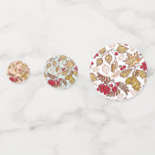 Moderne Thanksgiving Quotes Herfstbladeren Rode Be Confetti (Voorkanten)
