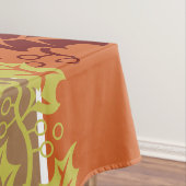 Moderne Thanksgiving Thankful Blessed Family Custo Tafelkleed (Voorbeeld)