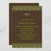 Moderne Thanksgiving van batik/Vakantispartij Kaart (Voorkant / Achterkant)