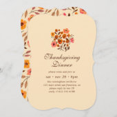 Moderne Thanksgiving van het pompoenventilator Kaart (Voorkant / Achterkant)