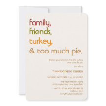 Moderne Thanksgiving voor Familie, Vrienden, Turki