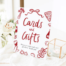 Moderne That's Amore Italiaanse Pizzakaarten en Ca