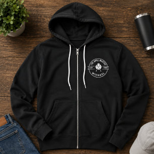 Moderne The Grill Master Oprichtingsjaar Naam Hoodie