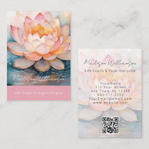 Moderne Therapeut Spa Yoga Zen Roze Lotusbloem QR