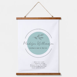 Moderne Therapeut Stylist Spa Minimalistisch Botan Hangend Wandkleed