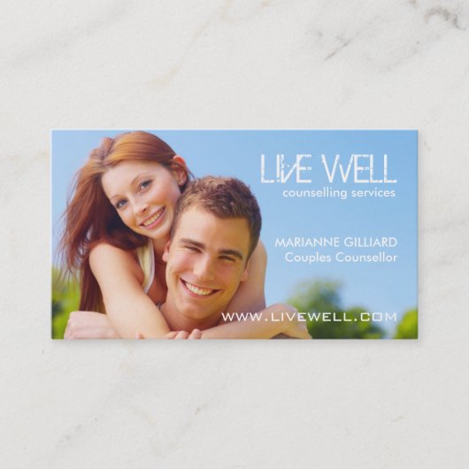 Moderne therapeutische Visitekaartjes (Voorkant)