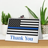Moderne Thin Blue Line Law Enforcement Police