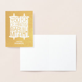 Moderne Thora Dank u wel Folie Kaarten