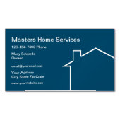 Moderne thuisdiensten magnetisch visitekaartje (Voorkant)