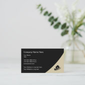 Moderne thuisdiensten visitekaartje (Staand voorkant)