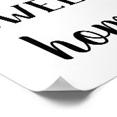 Moderne Thuishuiswinkel - Sweet Home Print (Hoek)