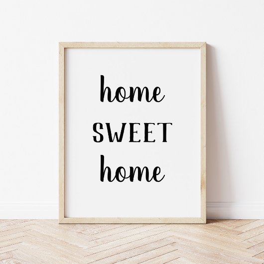 Moderne Thuishuiswinkel - Sweet Home Print