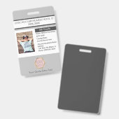 Moderne thuisonderwijs Unschooling Student Badge (Voor- en achterkant)