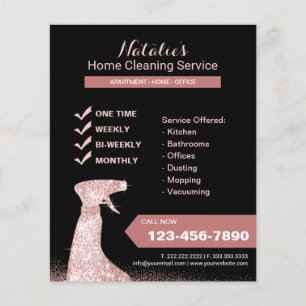 Moderne thuisreinigingsinstallatie - Maid Service  Flyer