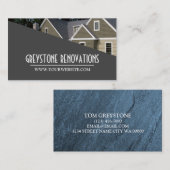 Moderne thuisrenovaties visitekaartje (Voorkant / Achterkant)