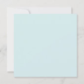 Moderne Tichelblauwe Abstracte Minimalistische Tro Kaart (Achterkant)