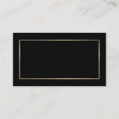 Moderne Ticket voor Black & Gold Evening (Achterkant)