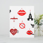 moderne tien geboden persoonlijk briefhoofd (Staand voorkant)