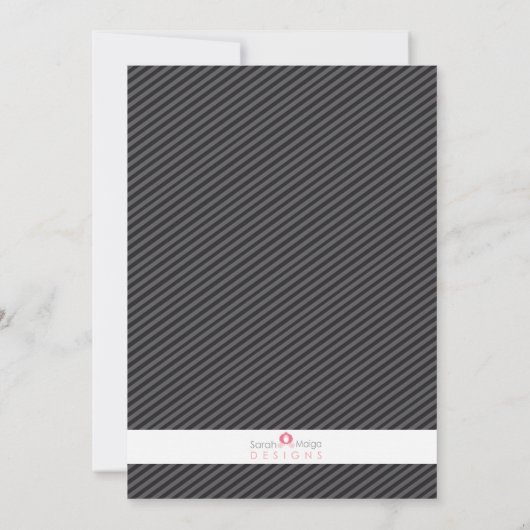 Moderne Tiger Eyes Verjaardag Uitnodiging (Achterkant)