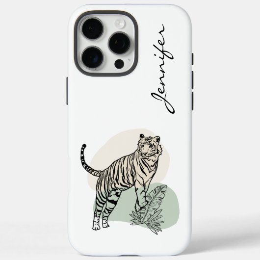 Moderne Tiger iPhone Case-Mate iPhone Case (Achterkant)